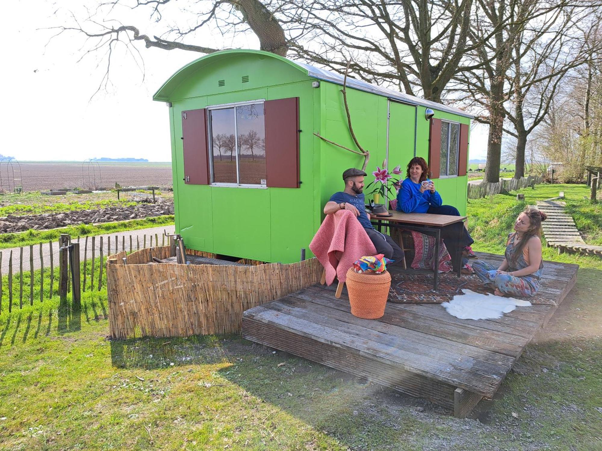 Pipowagen Doe Maar Groen Bant Exterior photo