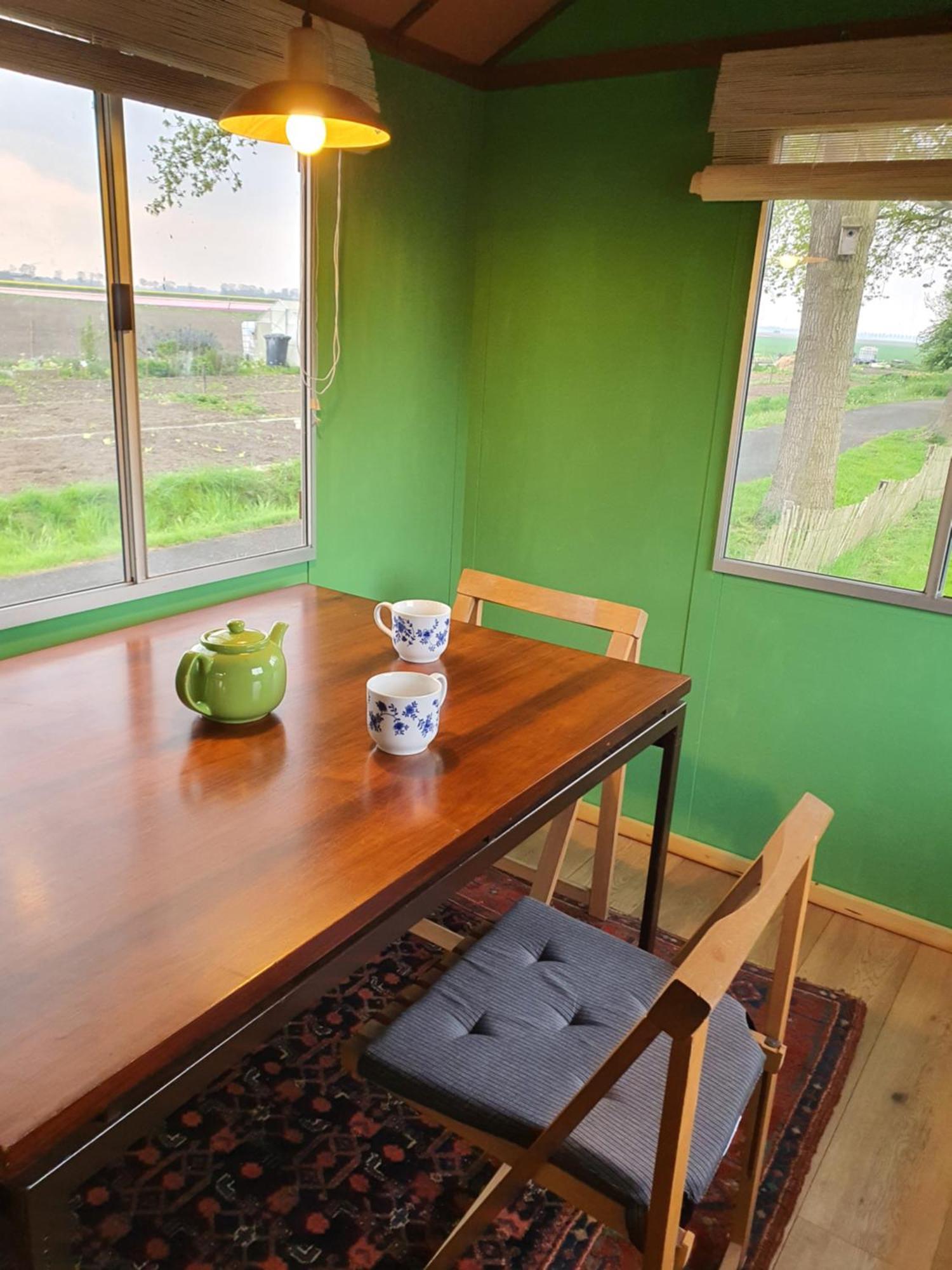 Pipowagen Doe Maar Groen Bant Exterior photo