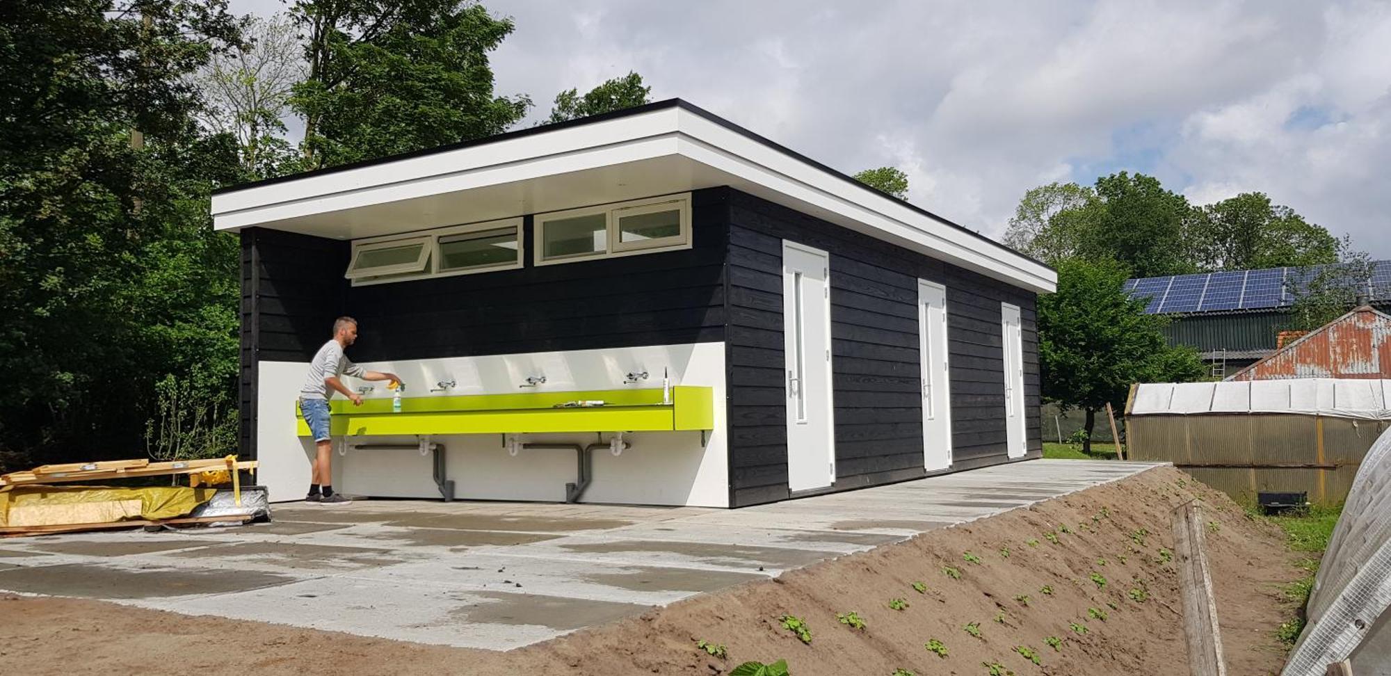 Pipowagen Doe Maar Groen Bant Exterior photo